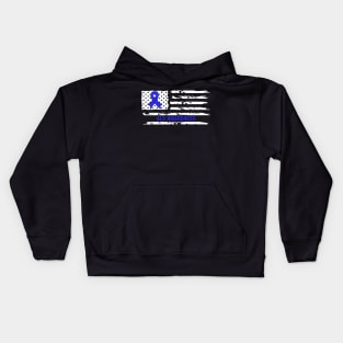 Als Awareness Flag Als Kids Hoodie